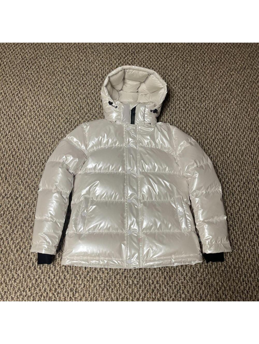 Women's Aritzia Super Puff Puffer Jacket Lacquer Pearl Sz. XS